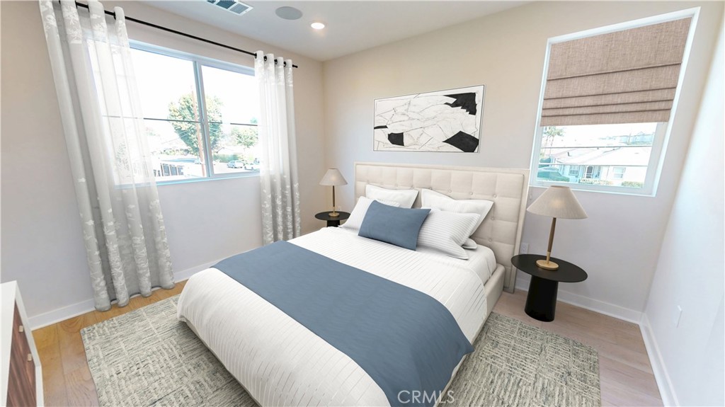 4357 Jasmine Lane Arcadia, CA 91006 - Photo 10 of 12 a bedroom with a bed and a window