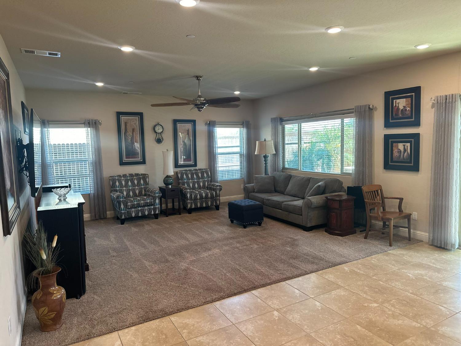 2043 North Soledad Avenue Clovis, CA 93619 - Photo 31 of 33 a living room with furniture and a large window