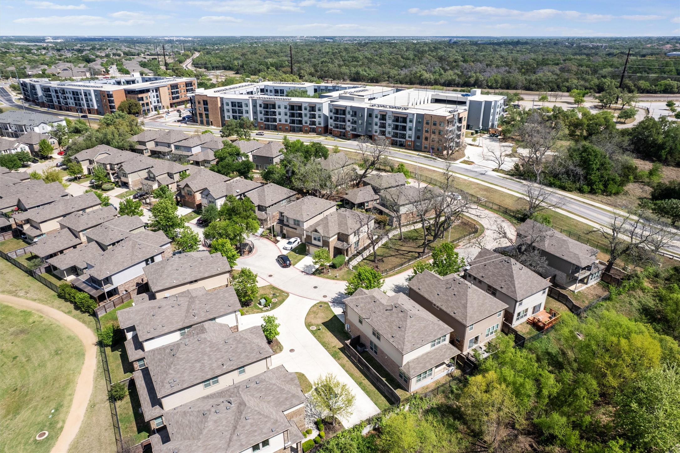 10502 Turnbull Loop, Unit 41 Austin, TX 78717 - Photo 32 of 35 Drone / aerial view