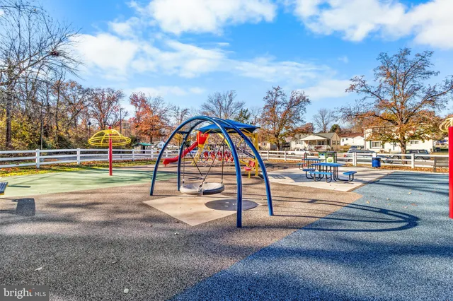 a view of a building with a street