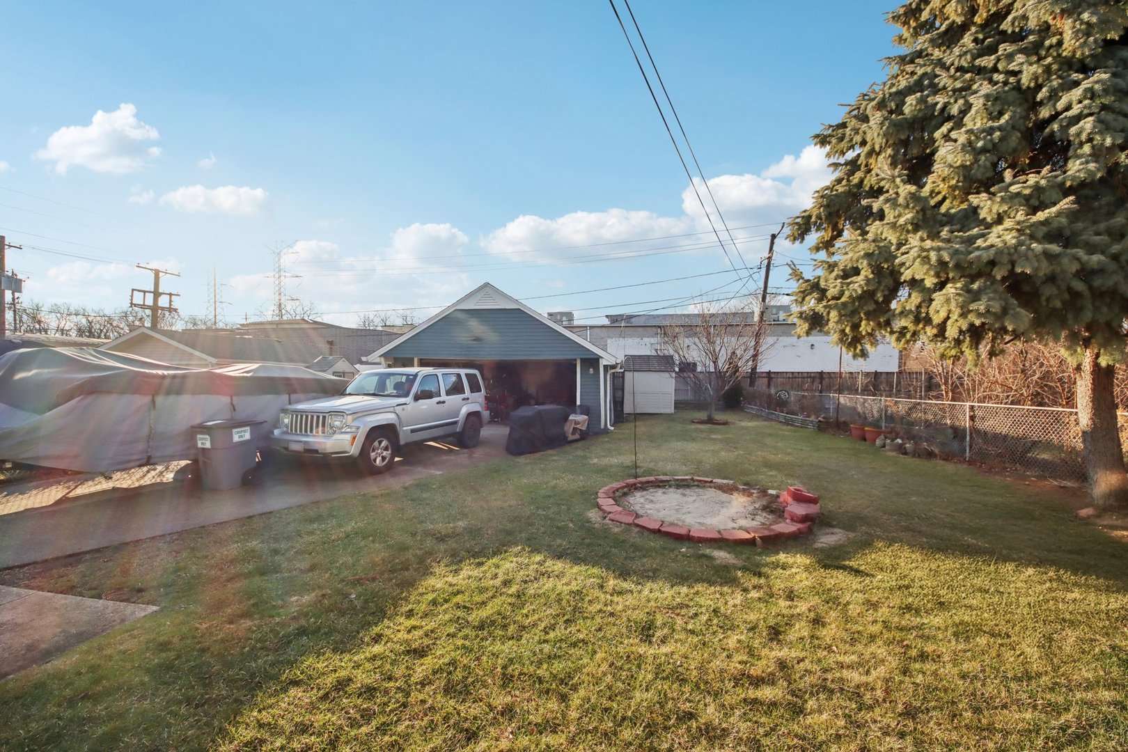 4604 Maple Avenue Forest View, IL 60402 - Photo 25 of 35 a backyard of a house with table and chairs