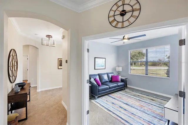 a view of a street from a balcony