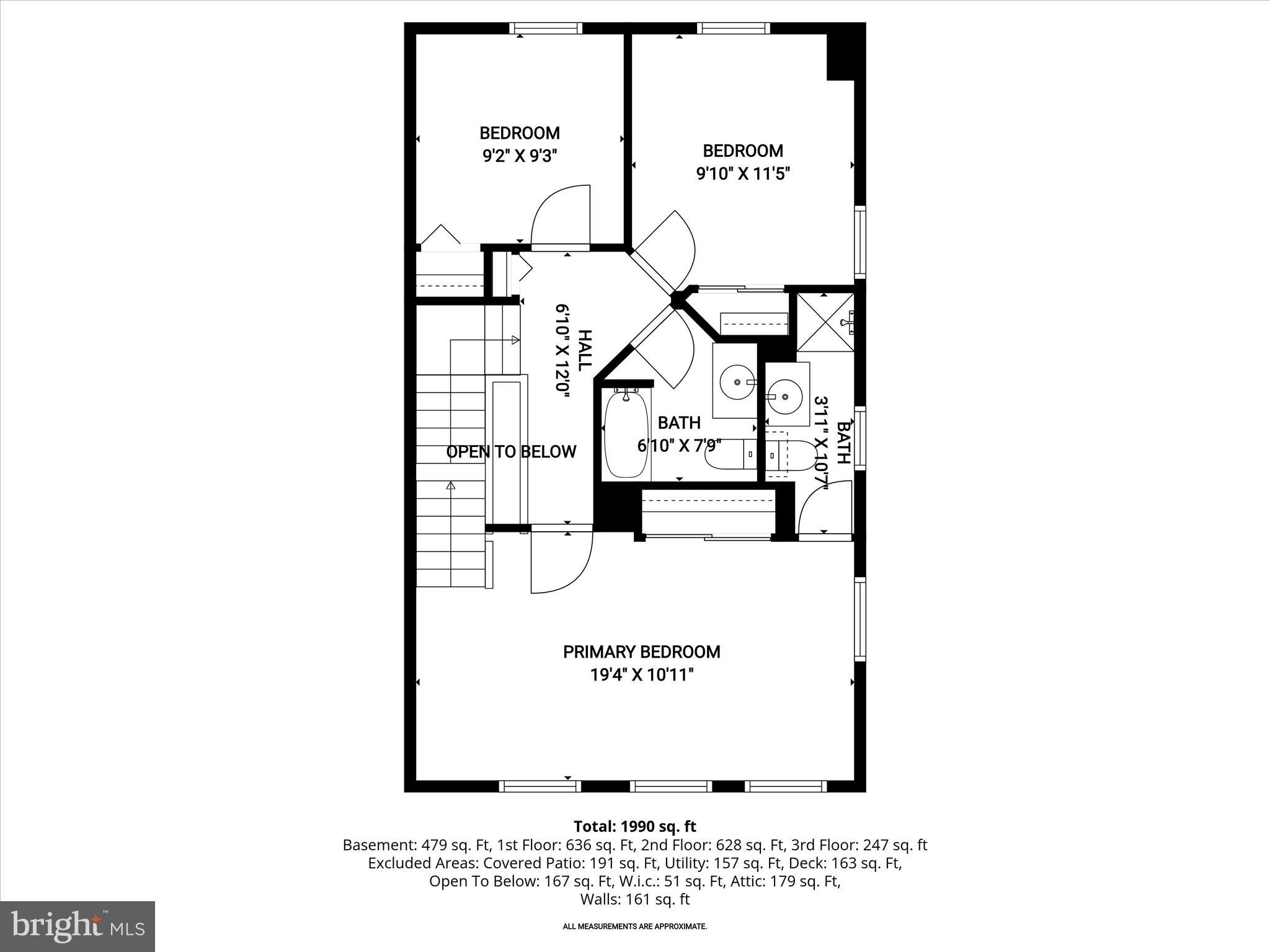 4016 Forest Valley Road Parkville, MD 21234 - Photo 59 of 62 Upper Level 1 Floor Plan