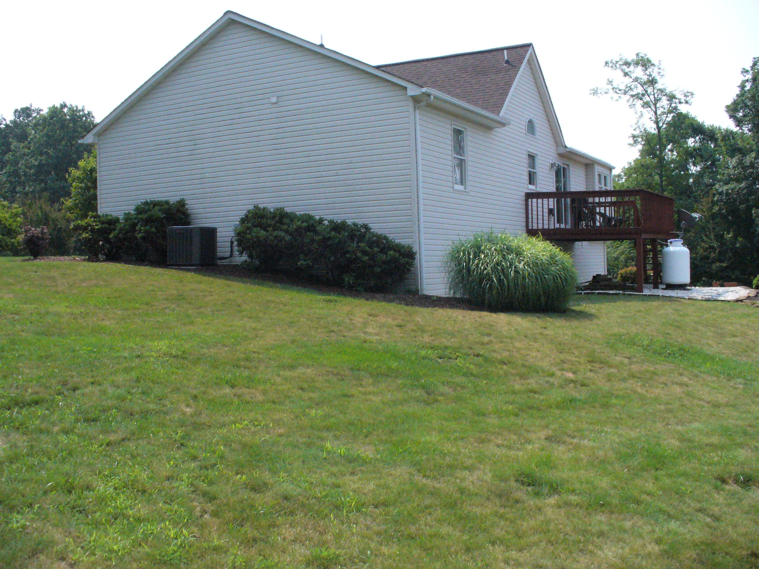 211 Oak Ridge Court Blue Ridge, VA 24064 - Photo 5 of 20 a view of a backyard of the house