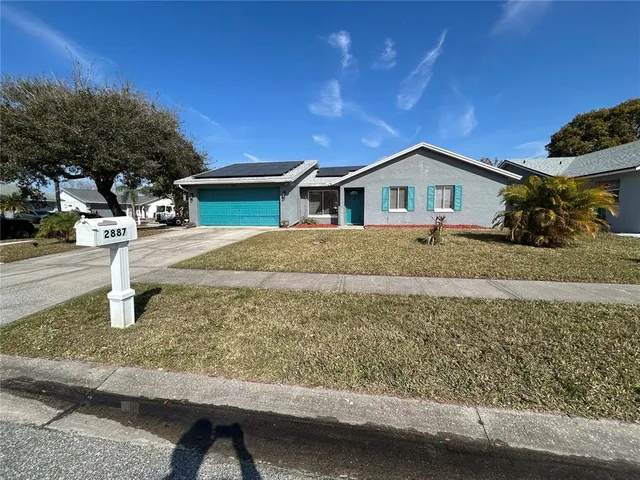 a house view with a outdoor space