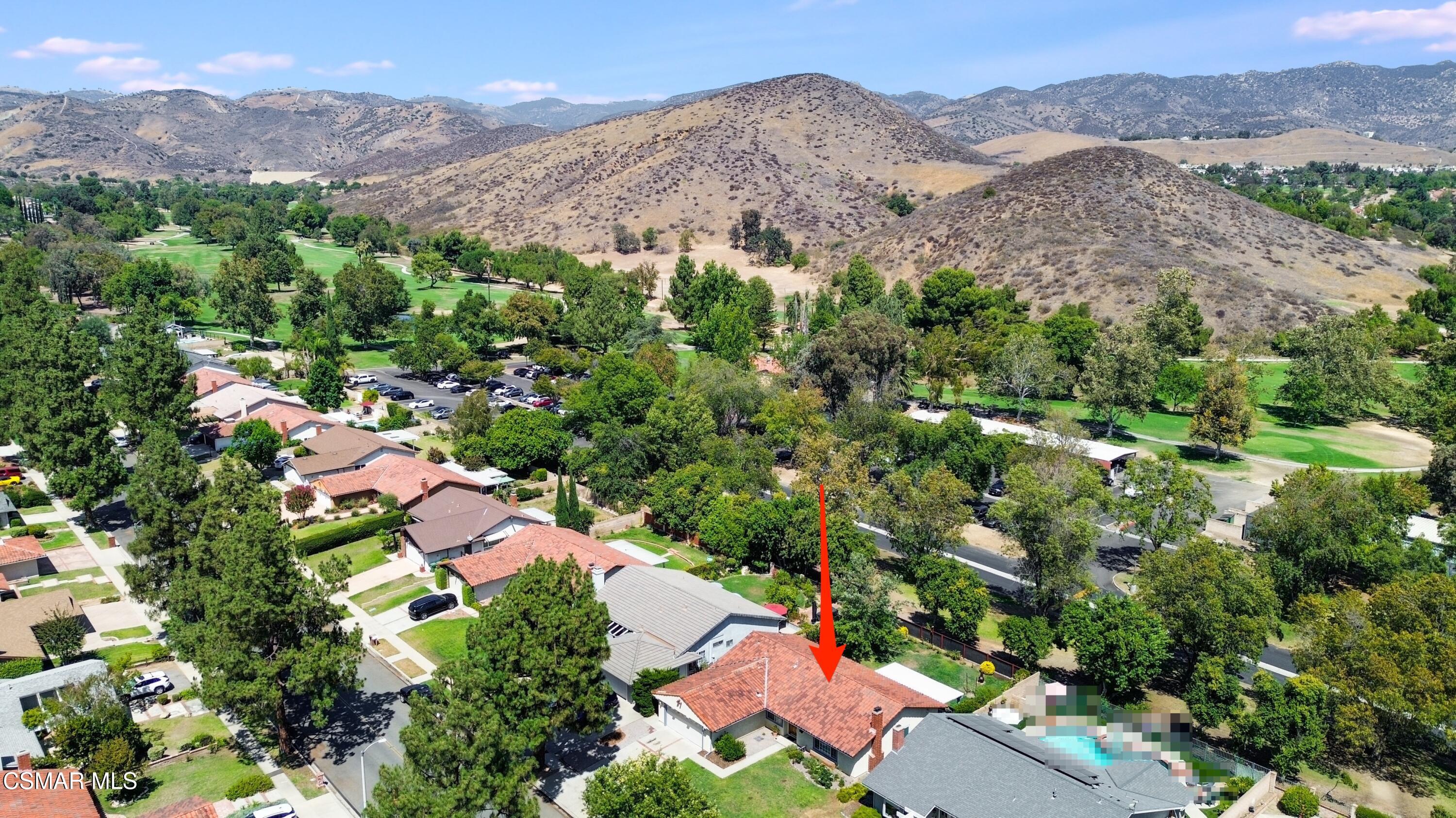 2948 Texas Avenue Simi Valley, CA 93063 - Photo 30 of 32 an aerial view of a houses with a street and green space