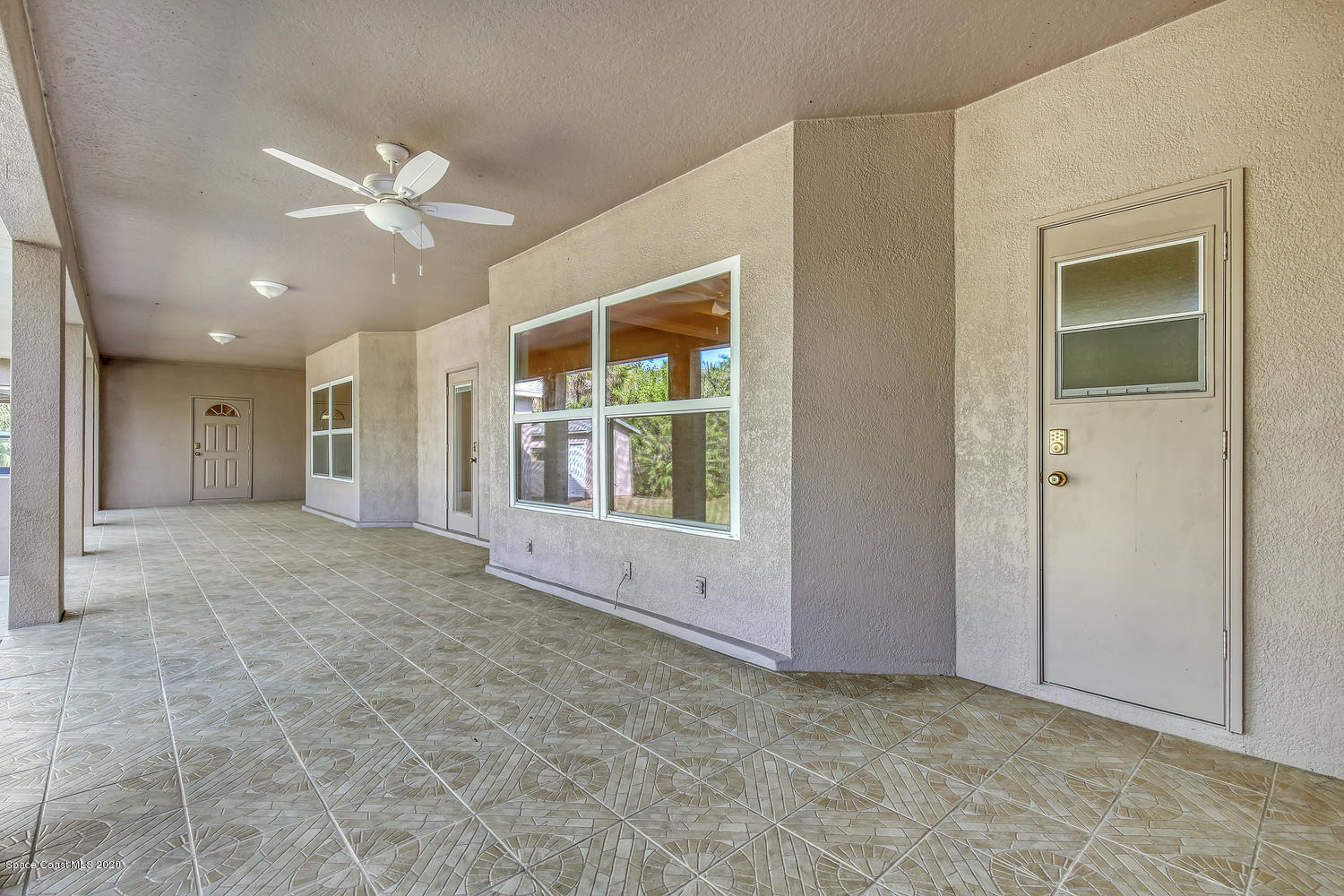1290 Adamson Road Cocoa, FL 32926 - Photo 34 of 38 Huge Tiled Back Lanai-Porch, Perfect For
