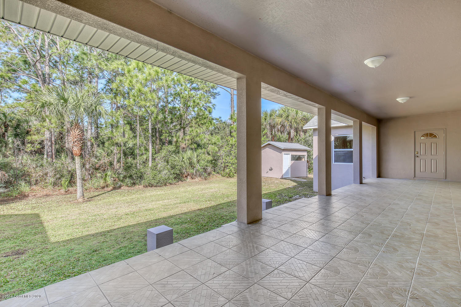 1290 Adamson Road Cocoa, FL 32926 - Photo 35 of 38 Private Wooded Backyard With Tons of Spa