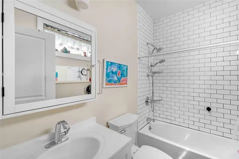 a bed room with a bed and furniture