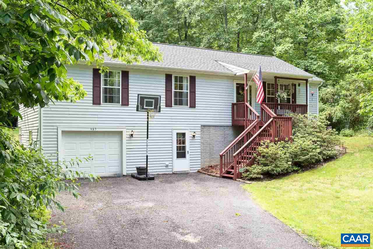 485 Carnation Road Ruckersville, VA 22968 - Photo 1 of 14 a view of a house with backyard and garden
