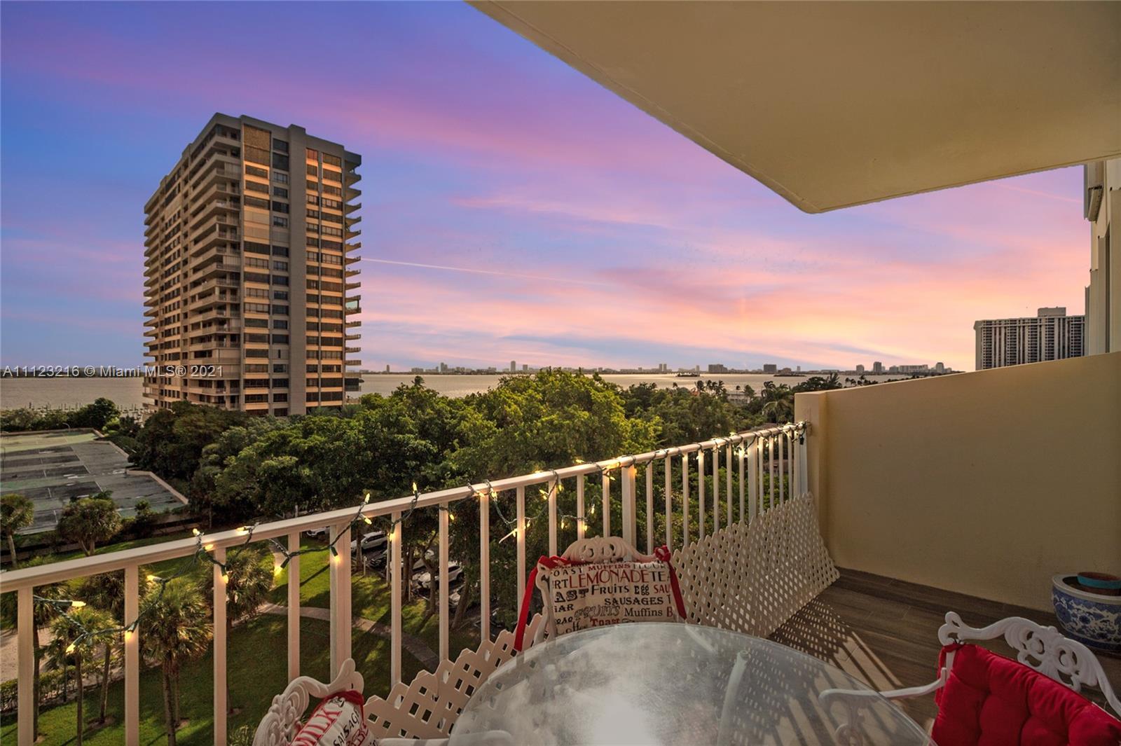 11111 Biscayne Boulevard, Unit 7C Miami, FL 33181 - Photo 15 of 18 a view of balcony with outdoor space