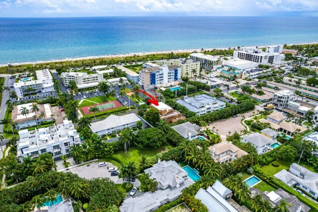 a view of city and ocean