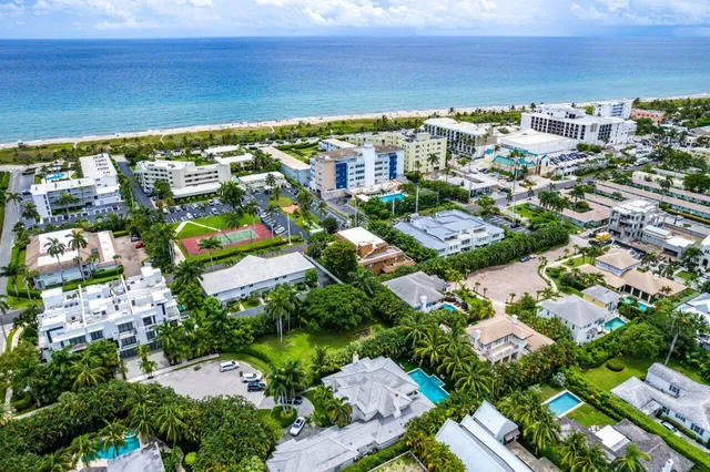 a view of city and ocean