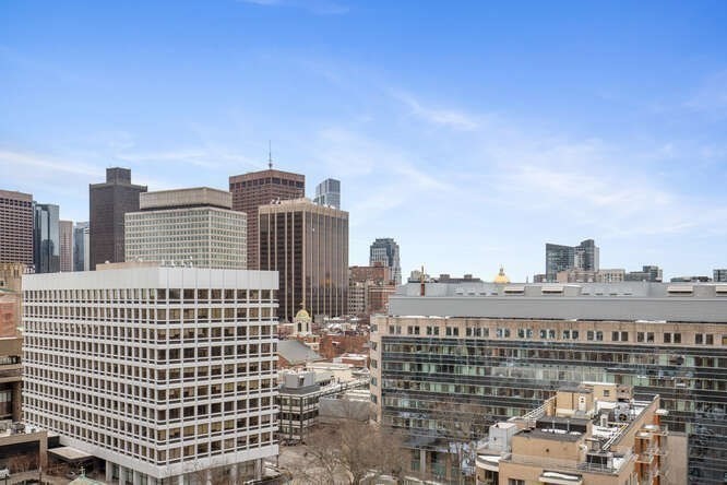 2 Hawthorne Place, Unit 16M Boston, MA 02114 - Photo 24 of 36 a front view of a building with city view