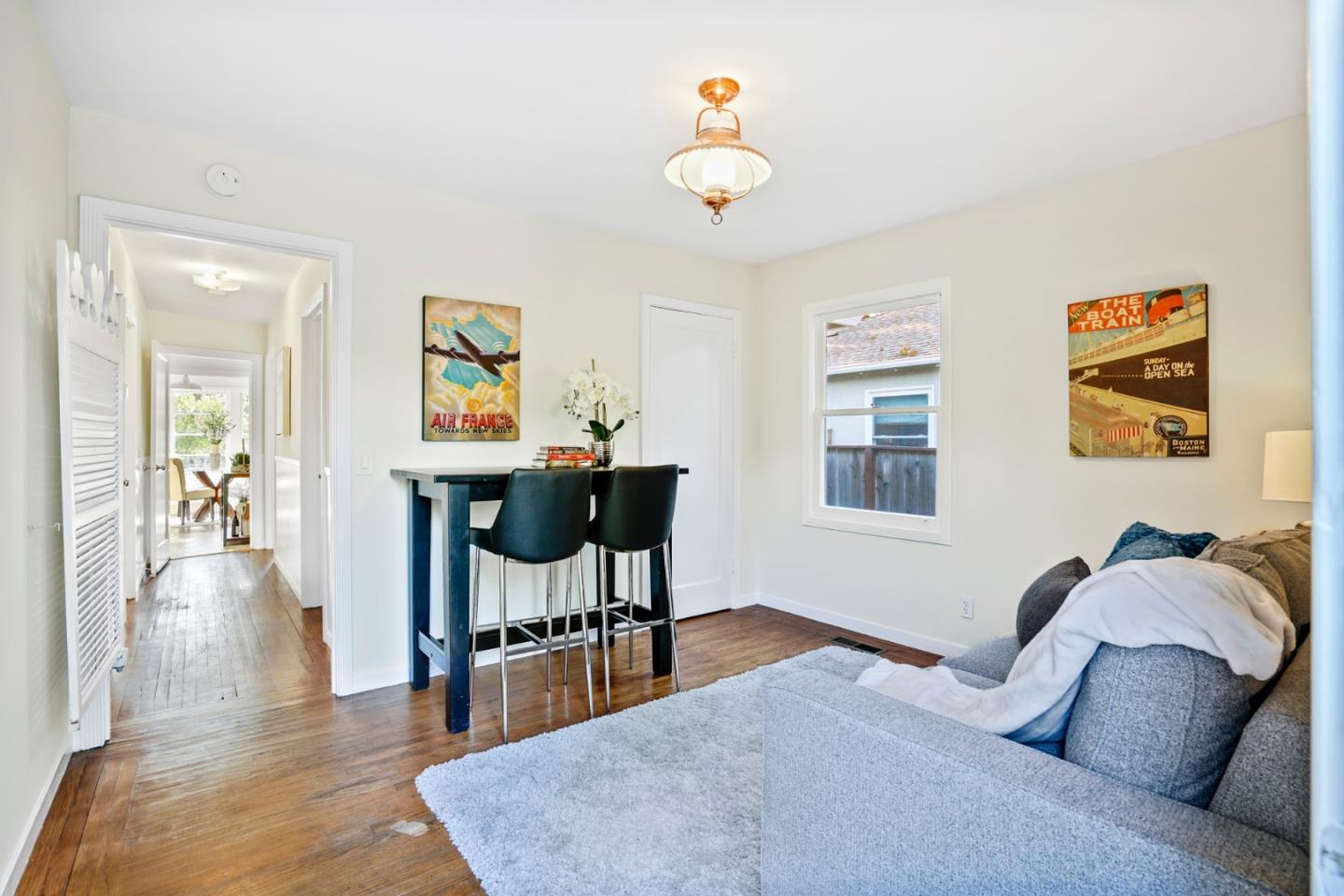 3755 Bay Road Menlo Park, CA 94025 - Photo 21 of 29 a living room with furniture and a wooden floor