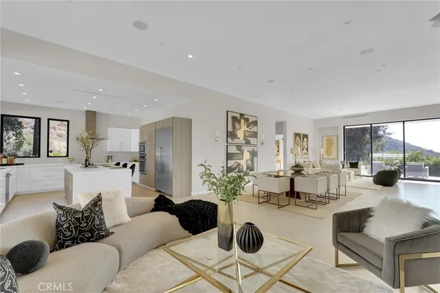 a view of a bathroom with a glass door
