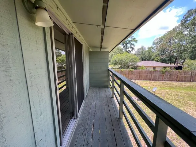 a view of balcony and deck