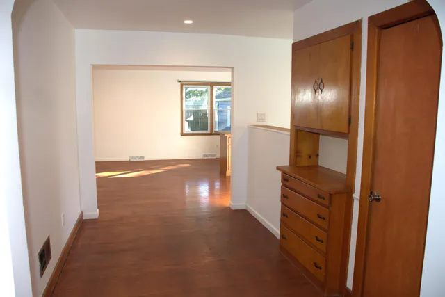 a view of closet area