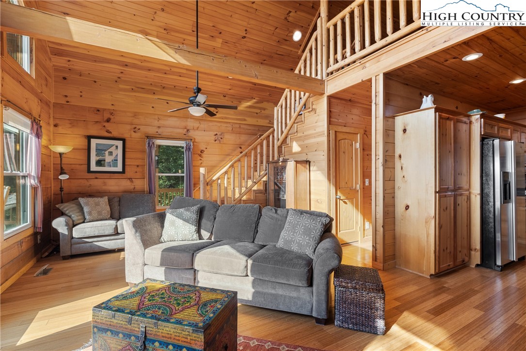 4923 Staghorn Road Purlear, NC 28665 - Photo 22 of 49 a living room with furniture