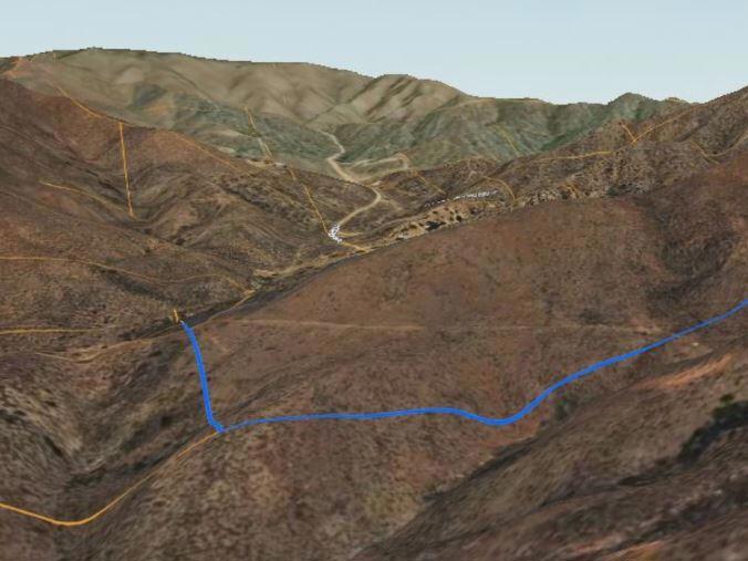 28 Hughes Canyon Acton, CA 93510 - Photo 44 of 52 a view of a dry room with mountains in the background