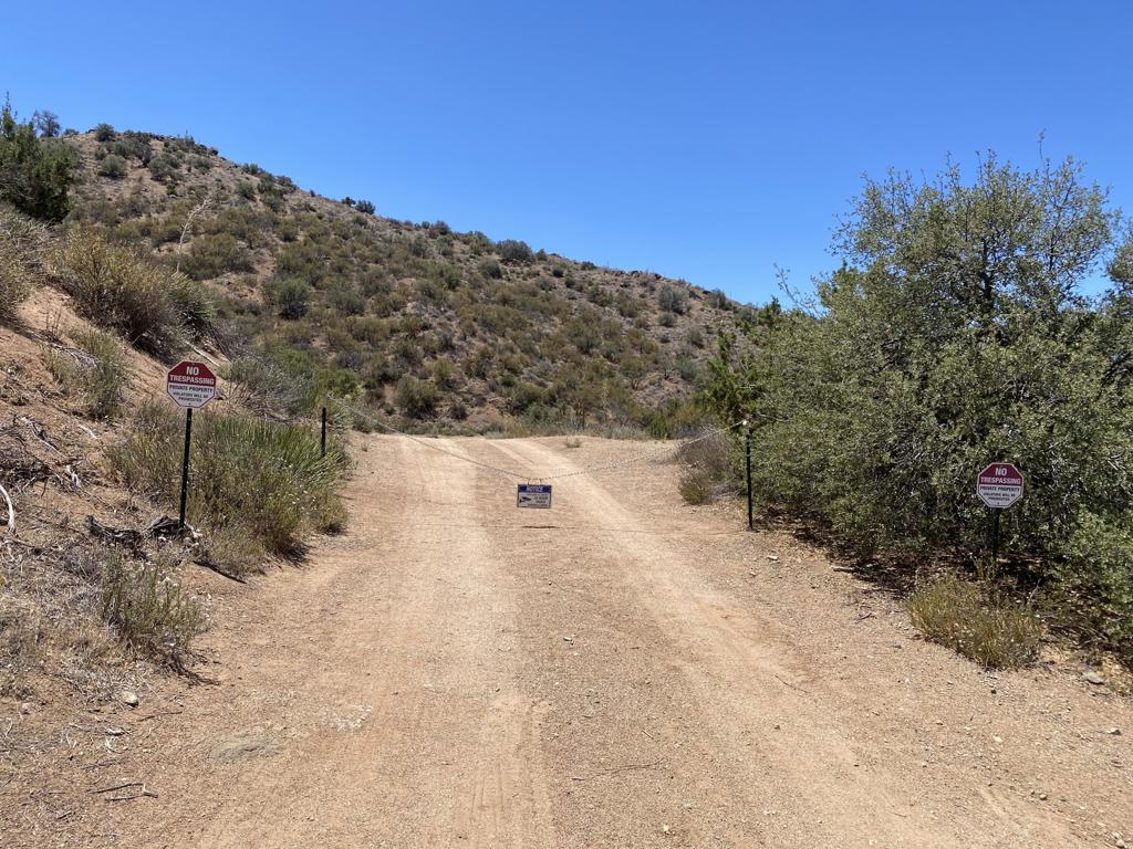 28 Hughes Canyon Acton, CA 93510 - Photo 50 of 52 a view of a dry yard with mountains and a mountain view
