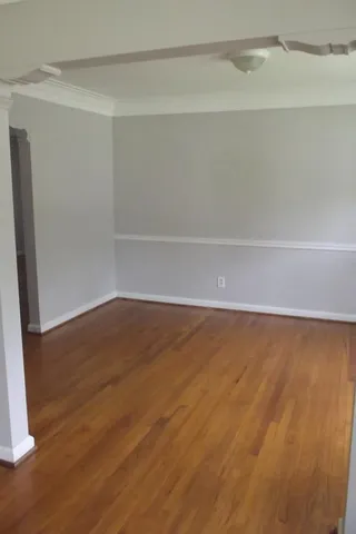 a view of an empty room