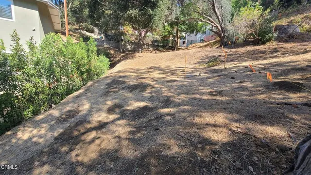 a view of snow on side of a road