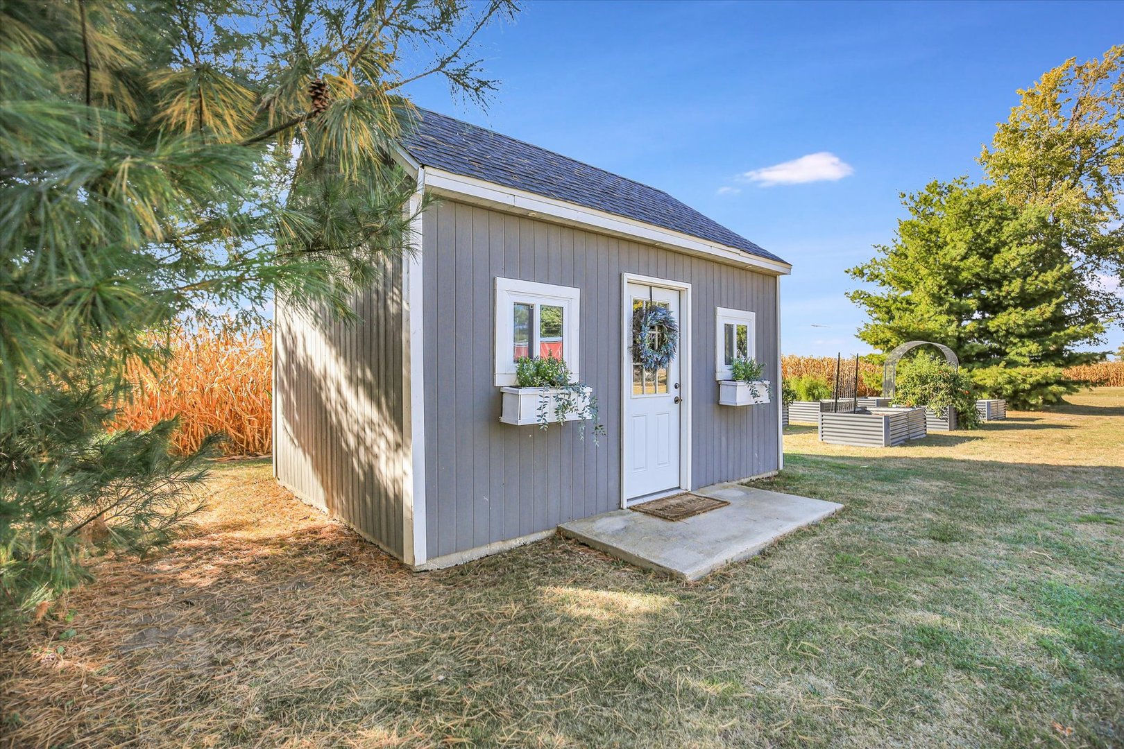 151 County 1700 Road East Villa Grove, IL 61956 - Photo 25 of 76 a view of a porch with a yard