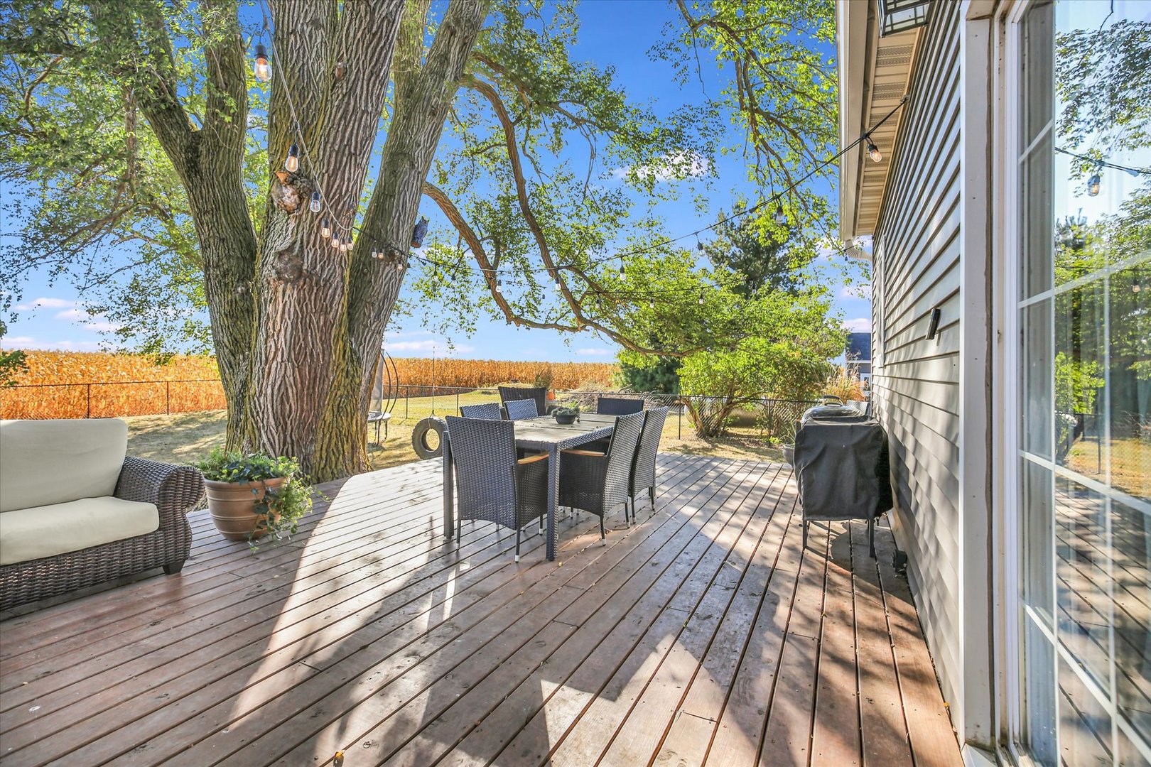 151 County 1700 Road East Villa Grove, IL 61956 - Photo 26 of 76 a balcony with furniture and a potted plant