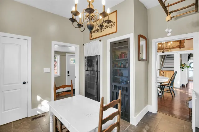 a view of a house with a outdoor space