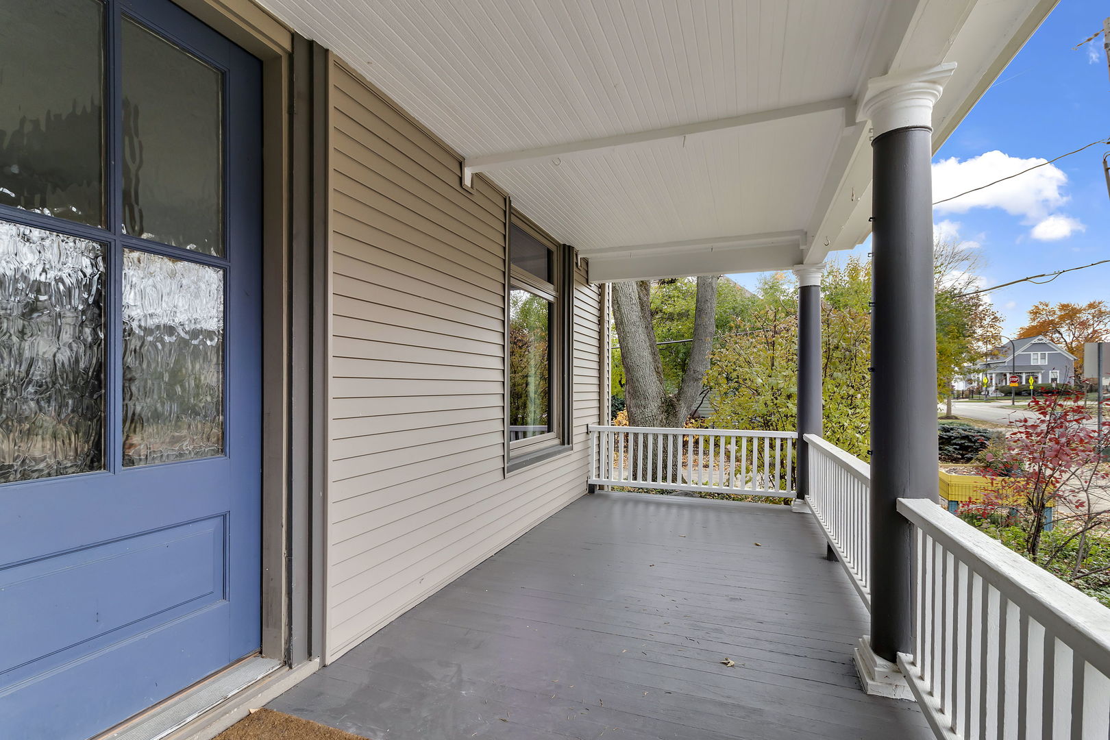 116 South West Street Naperville, IL 60540 - Photo 4 of 35 a view of a porch with wooden floor and stairs