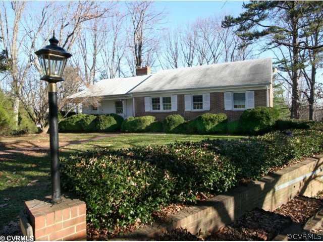 8500 Halstead Road Richmond, VA 23235 - Photo 1 of 12 Exterior Front - 8500 Halstead Rd sits atop one of