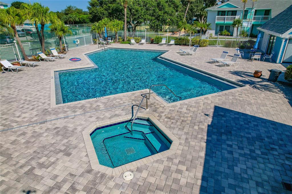 455 Alt 19, Unit 151 Palm Harbor, FL 34683 - Photo 10 of 52 a view of a backyard with a patio