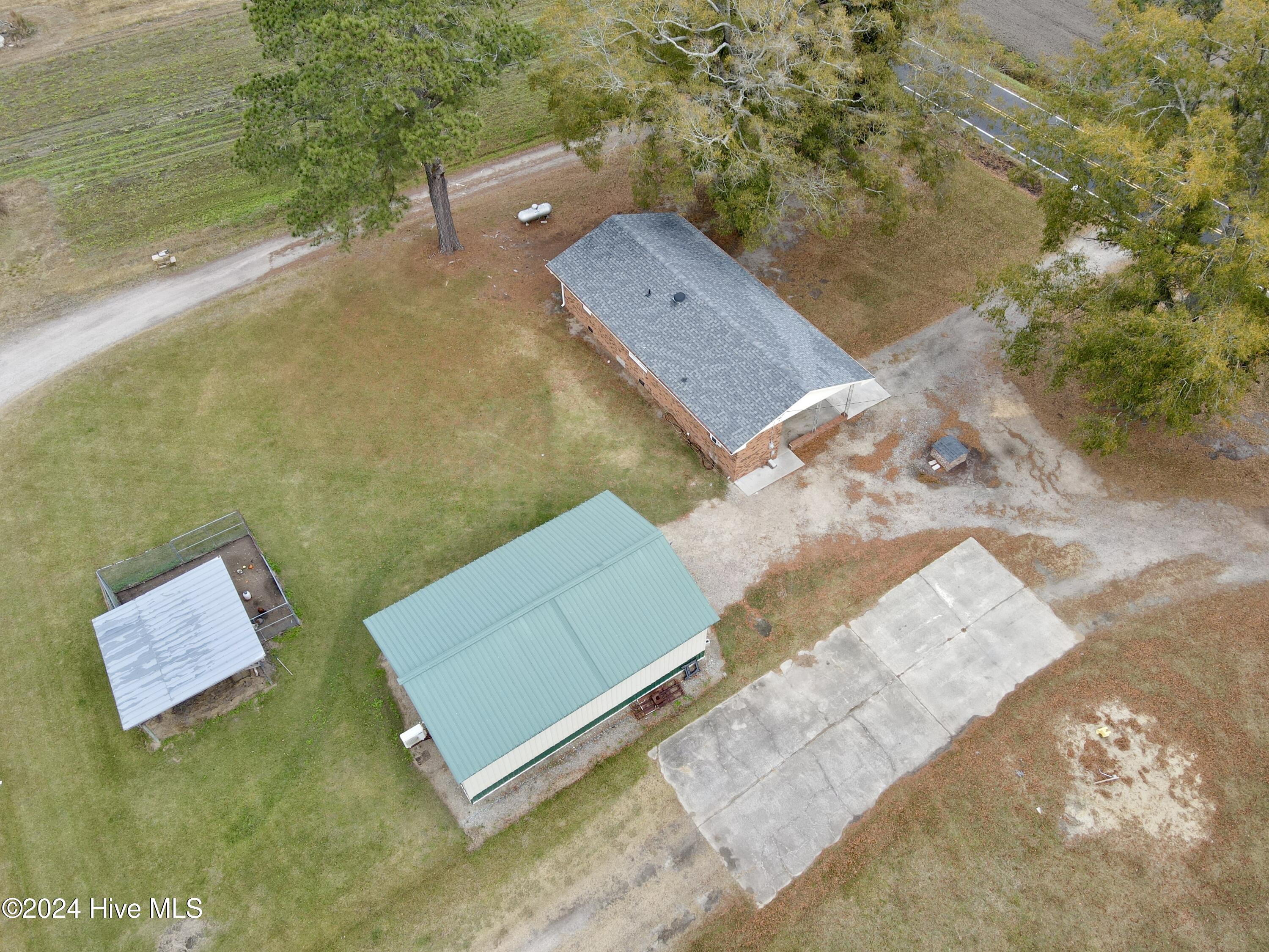 3524 Wynn Road Robersonville, NC 27871 - Photo 43 of 43 Back side aerial view