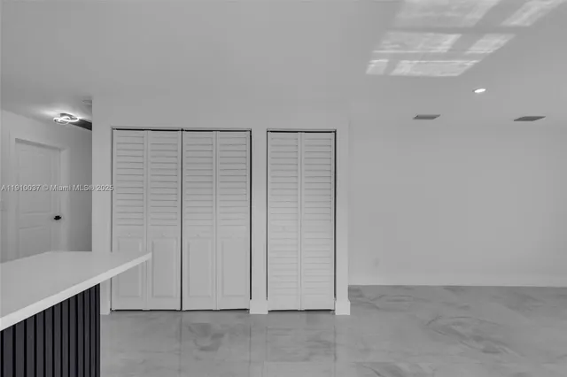 a view of an empty room