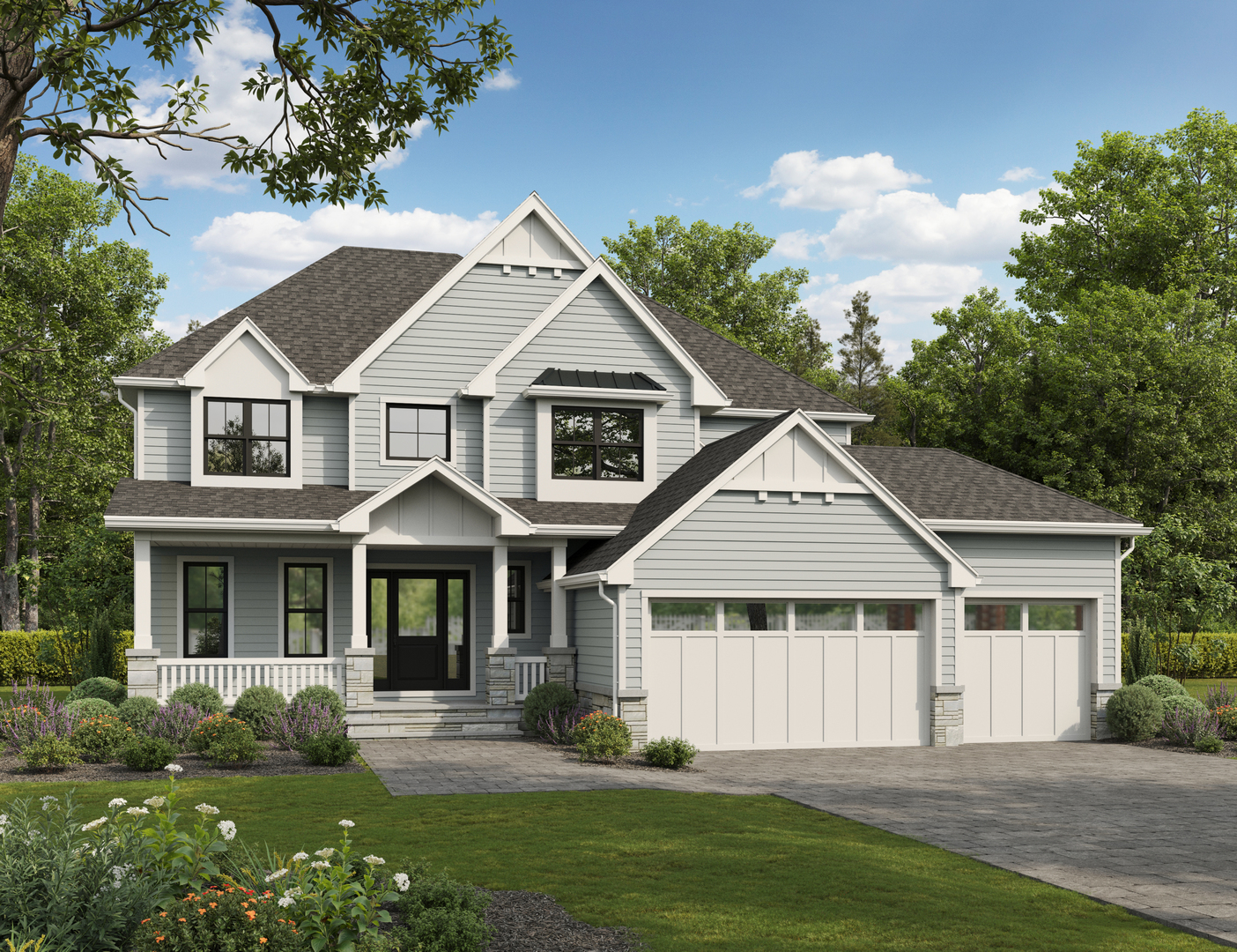 845 Tulip Lane Naperville, IL 60540 - Photo 2 of 40 a front view of a house with a yard