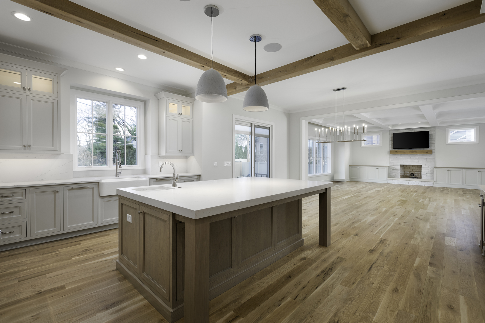 845 Tulip Lane Naperville, IL 60540 - Photo 8 of 40 a kitchen with a stove and a wooden floor