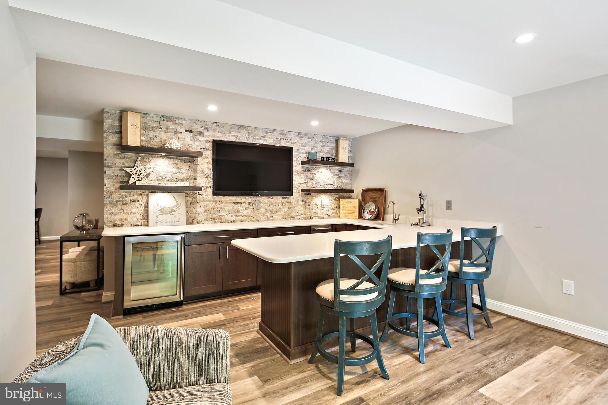535 Post Oak Road Annapolis, MD 21401 - Photo 4 of 76 Lower Level Entertainment Area