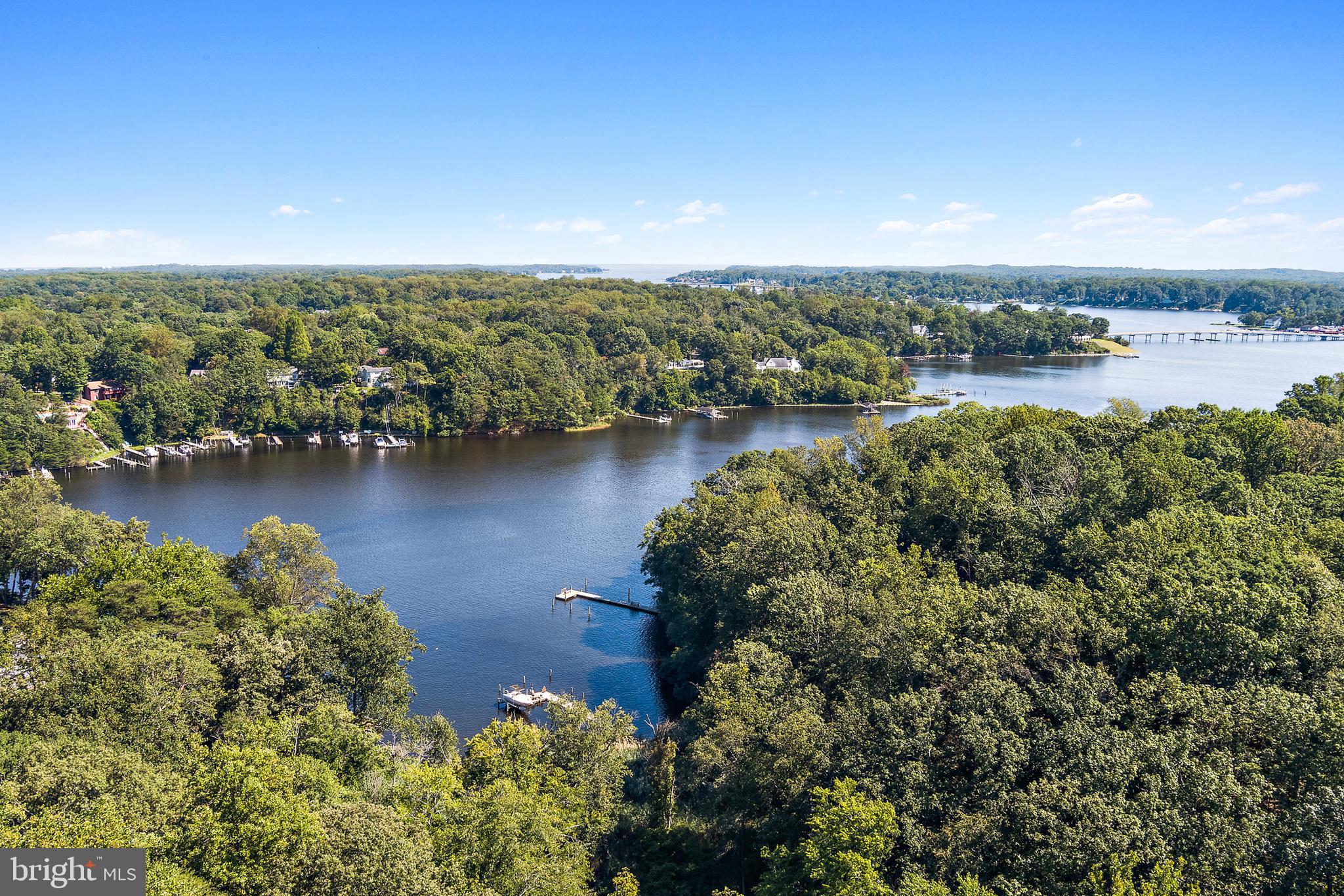 535 Post Oak Road Annapolis, MD 21401 - Photo 62 of 76 Aerial View of Broad Creek
