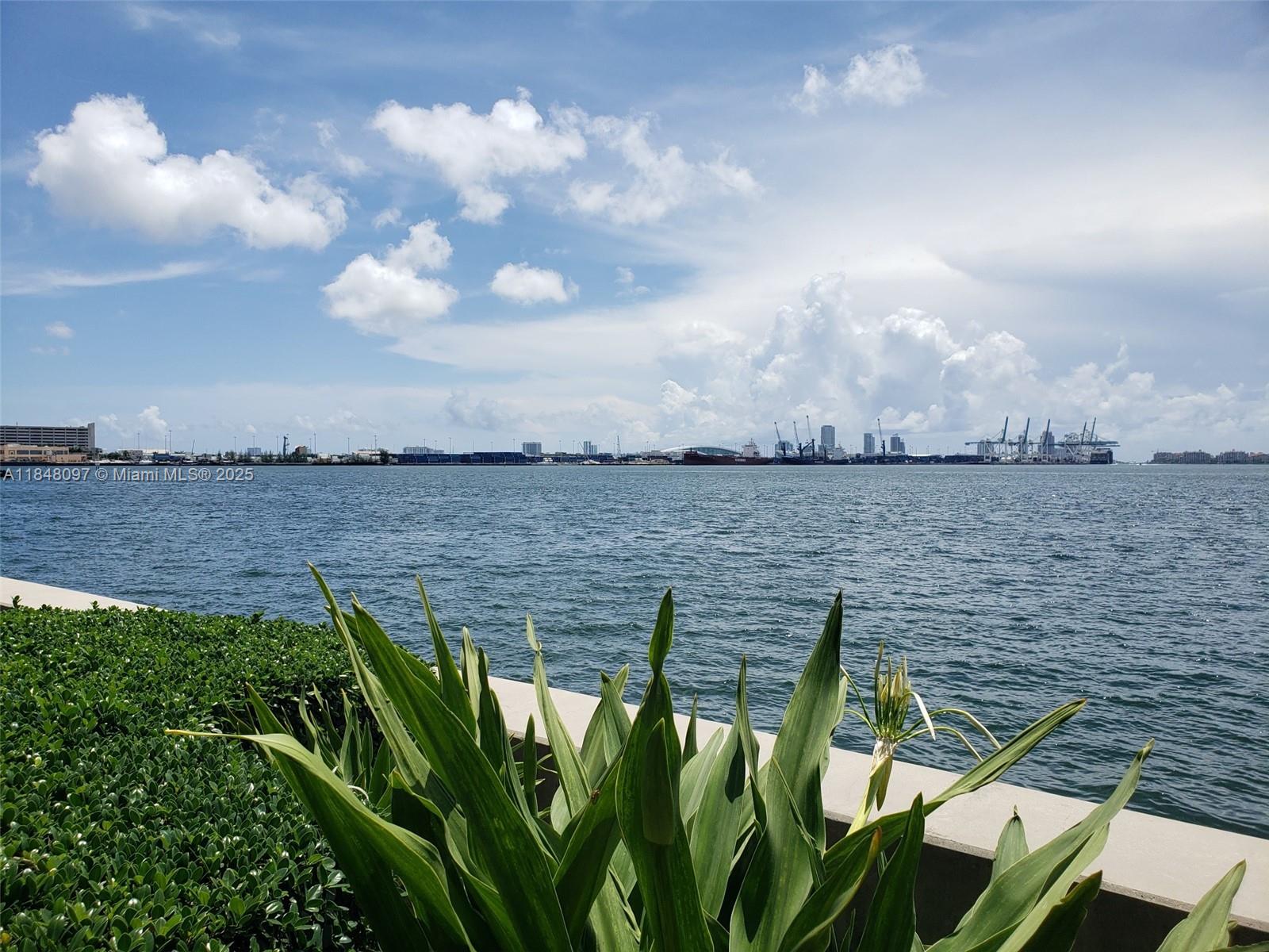 540 Brickell Key Drive, Unit 1524 Miami, FL 33131 - Photo 41 of 44 a view of a lake with houses in back