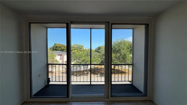 a view of front door