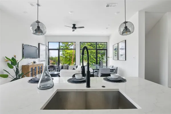 a view of a living room and window