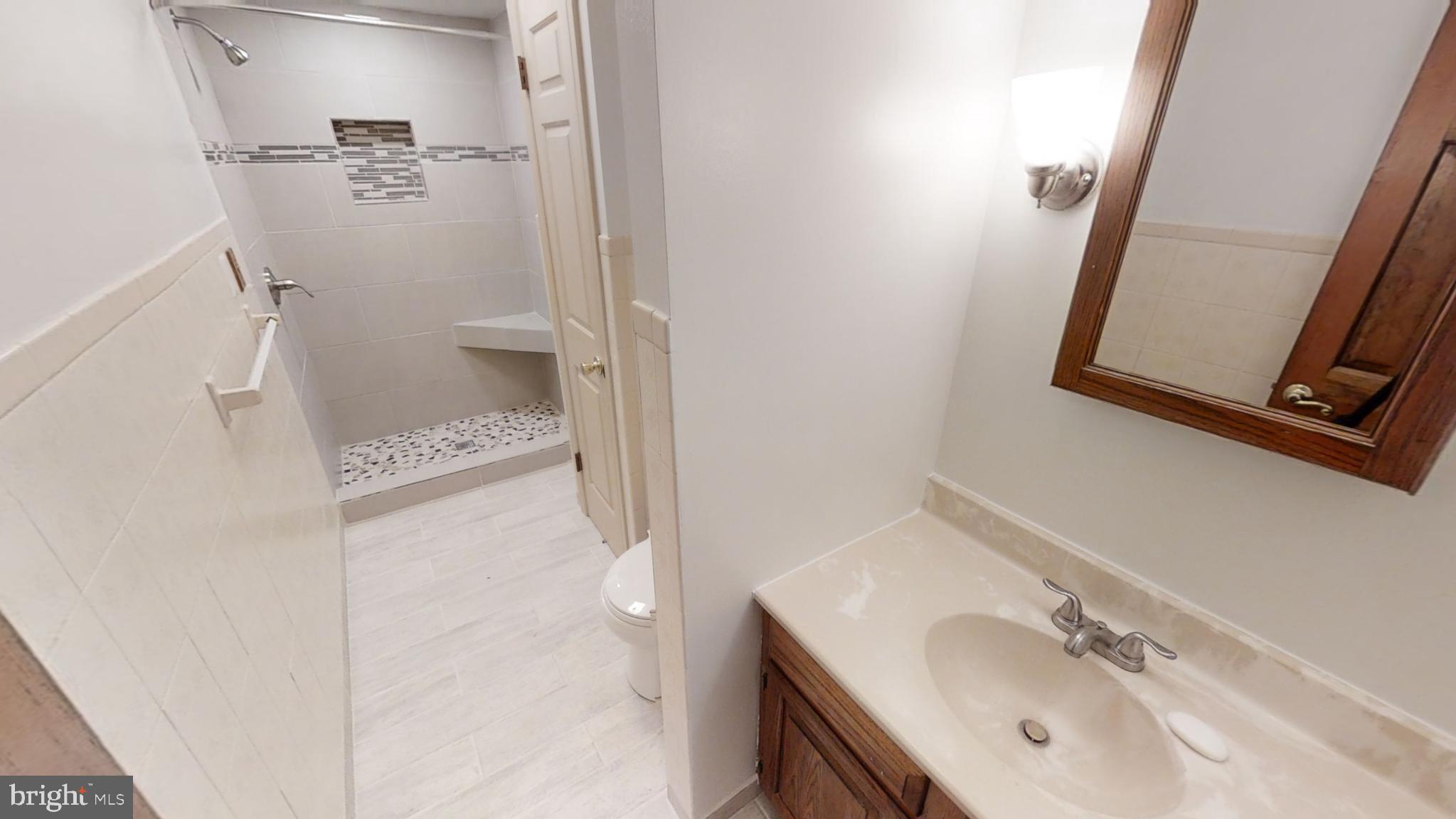 3842 Stoneybrook Road, Unit A White Plains, MD 20695 - Photo 15 of 33 a bathroom with a sink and a mirror