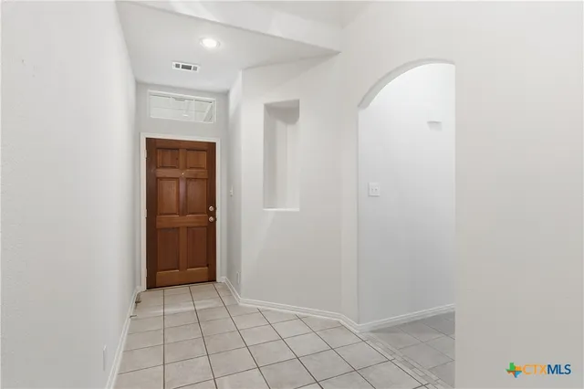 a view of an empty room