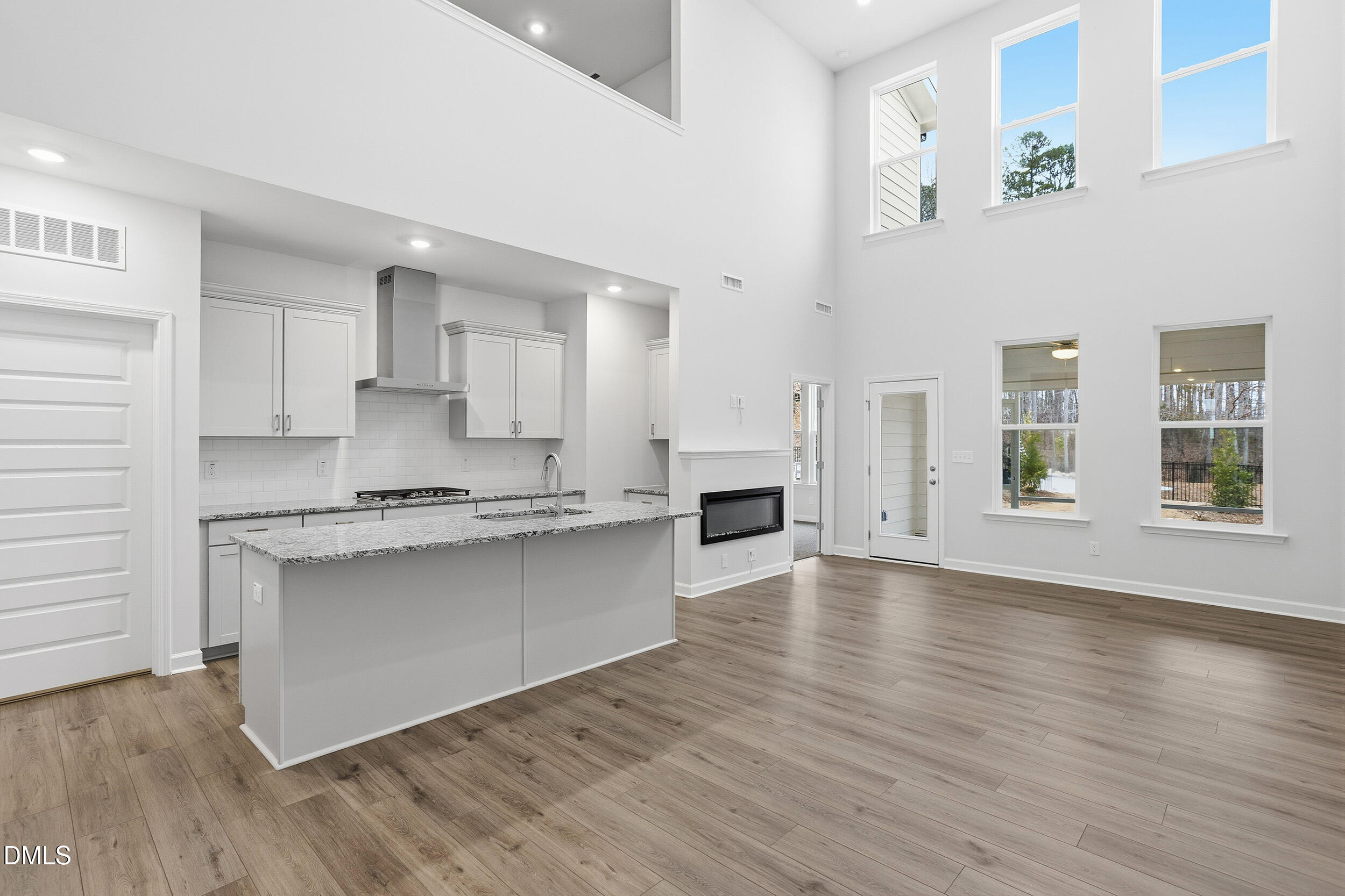 1105 Bell Heather Road, Unit 3 Durham, NC 27703 - Photo 3 of 39 Open Concept with soaring ceilings