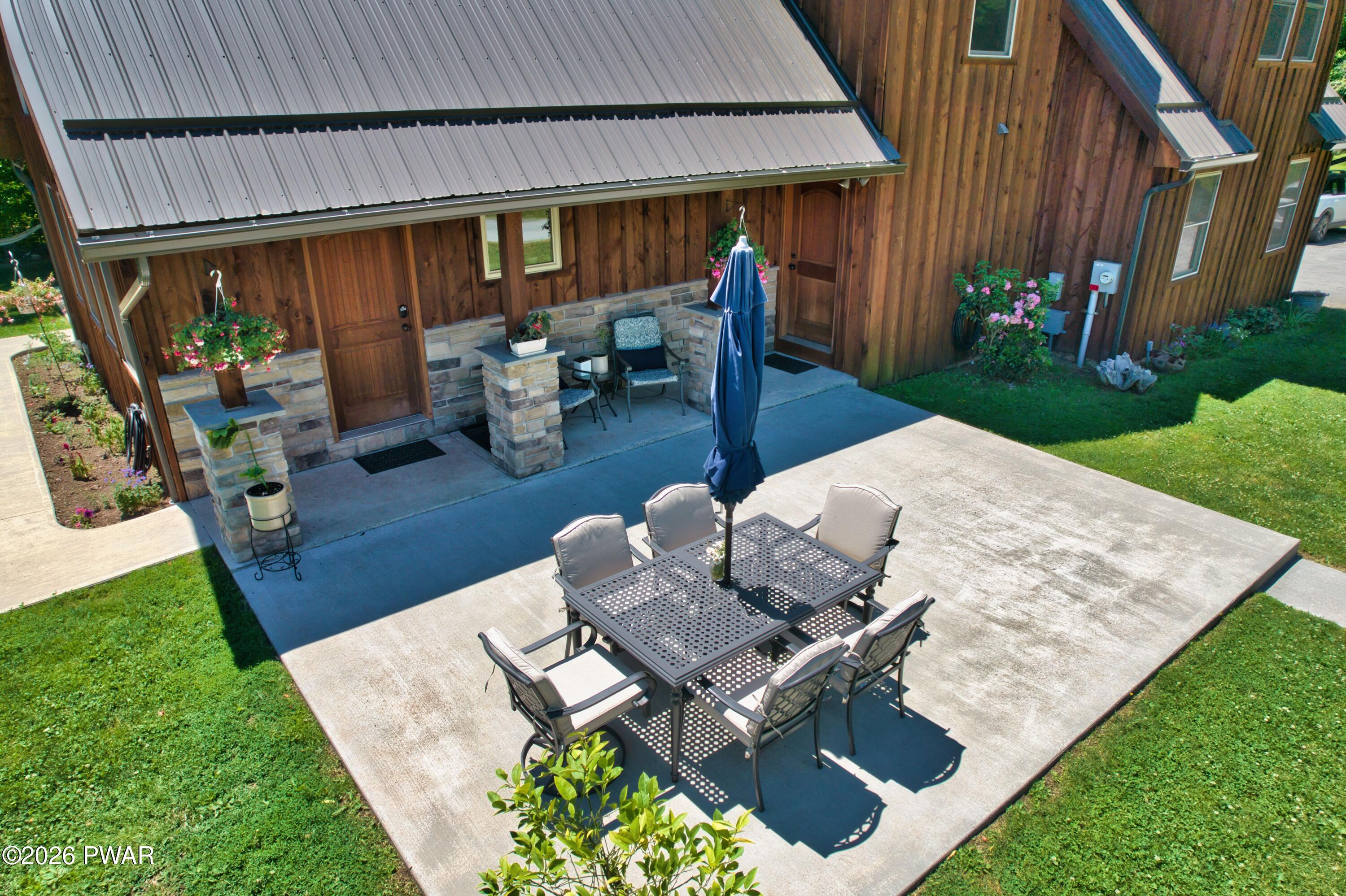 149 Sheards Road Milanville, PA 18443 - Photo 13 of 57 a view of yard with patio