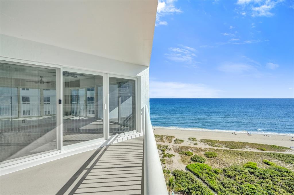 710 North Ocean Boulevard, Unit 910 Pompano Beach, FL 33062 - Photo 18 of 65 a view of ocean from a balcony