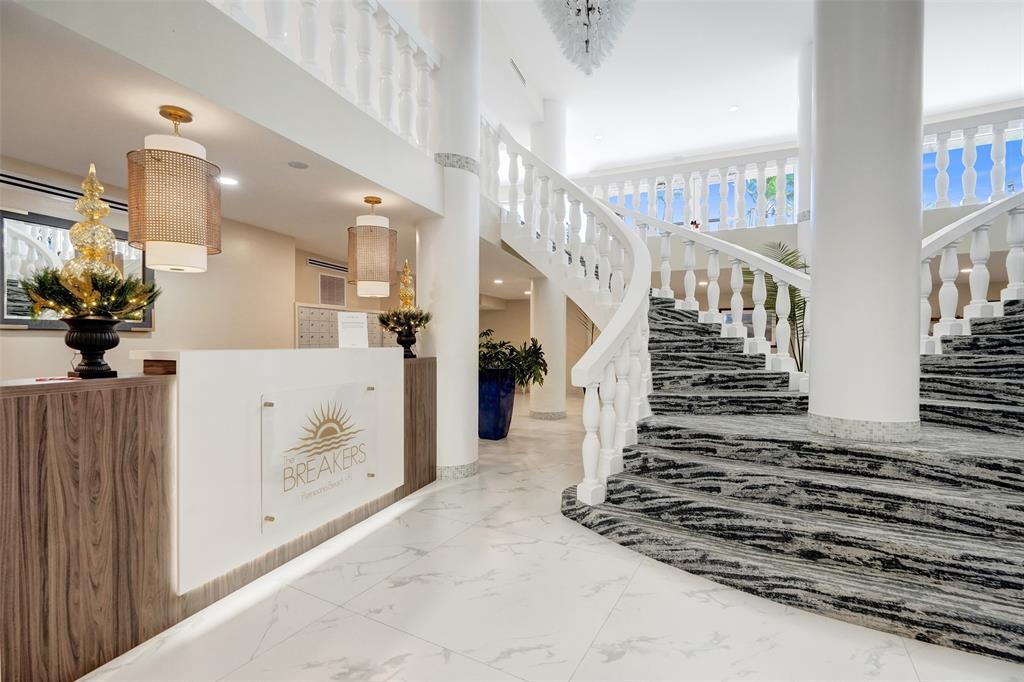 710 North Ocean Boulevard, Unit 910 Pompano Beach, FL 33062 - Photo 31 of 65 a view of entryway and hall