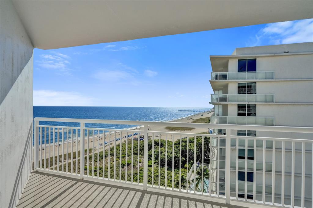 710 North Ocean Boulevard, Unit 910 Pompano Beach, FL 33062 - Photo 58 of 65 a view of a building from a balcony