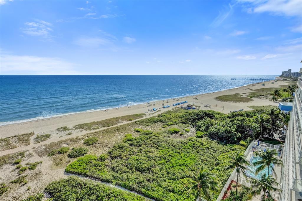 710 North Ocean Boulevard, Unit 910 Pompano Beach, FL 33062 - Photo 59 of 65 a view of ocean view with beach